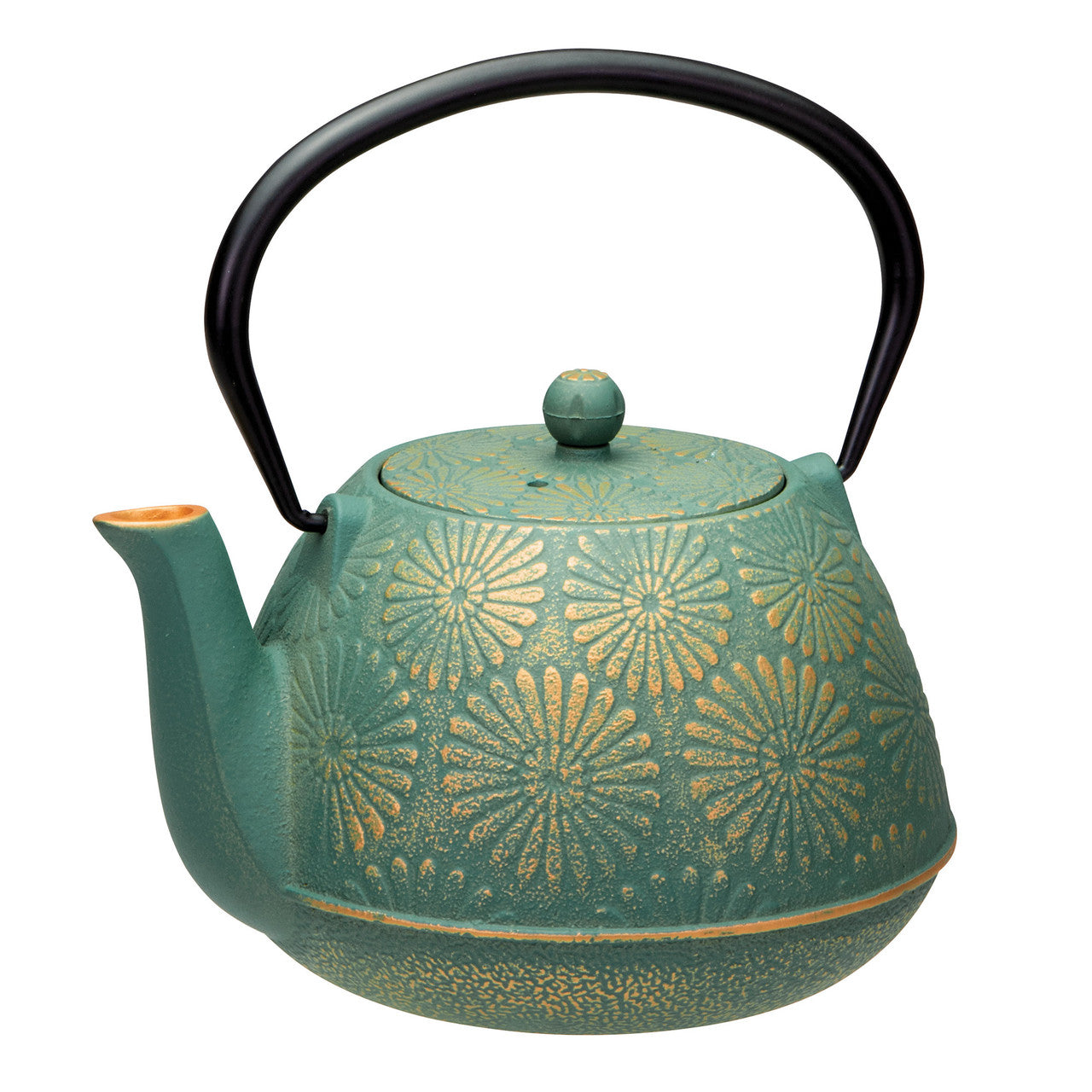 Daisy Cast Iron Teapot