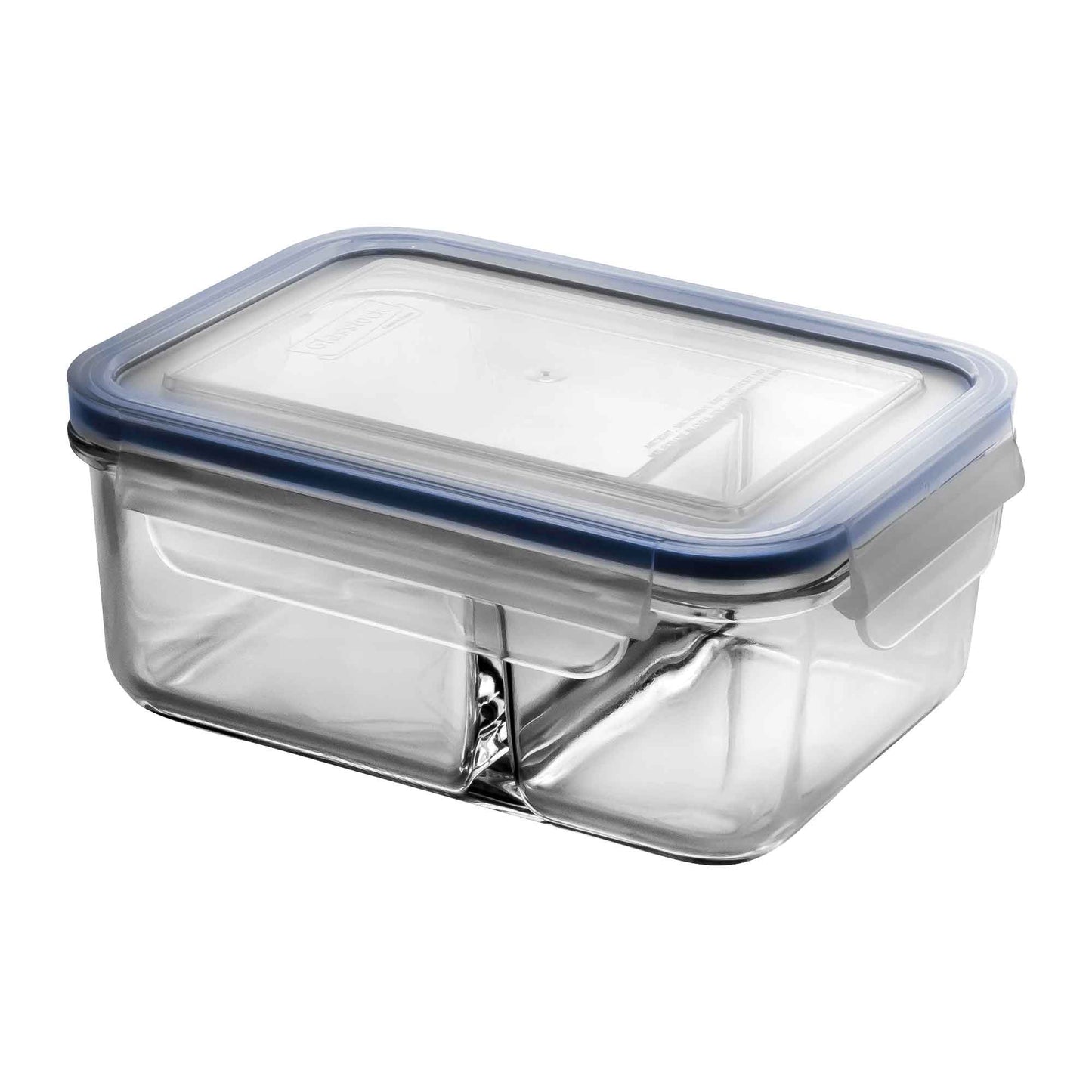 Rectangular Duo Tempered Glass Container