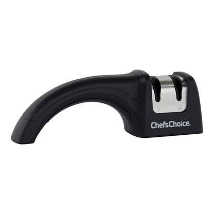 Chef'sChoice diamond hone knife sharpener, black base with sharpening slots