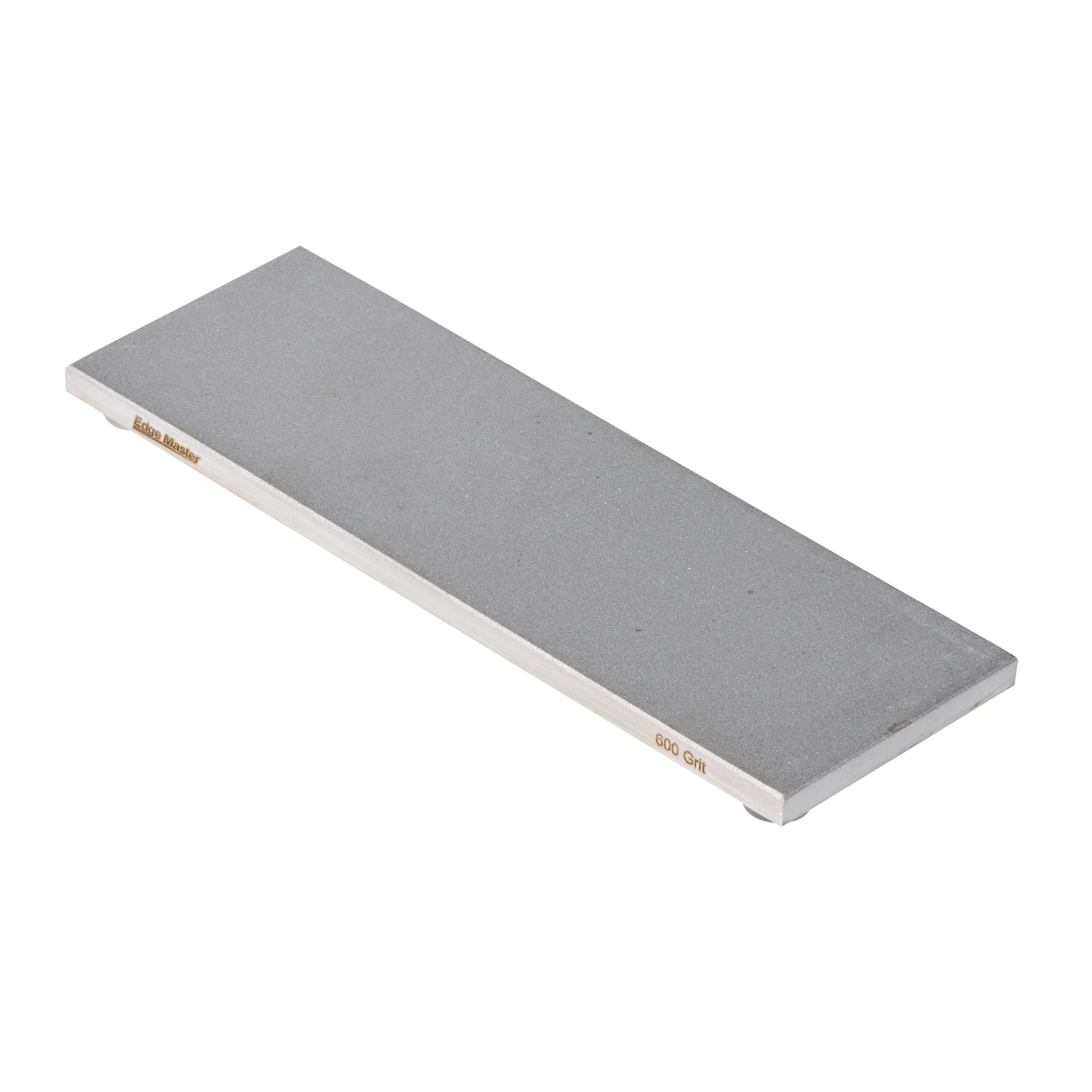 Gray rectangular diamond-plate metal sheet with beveled edges