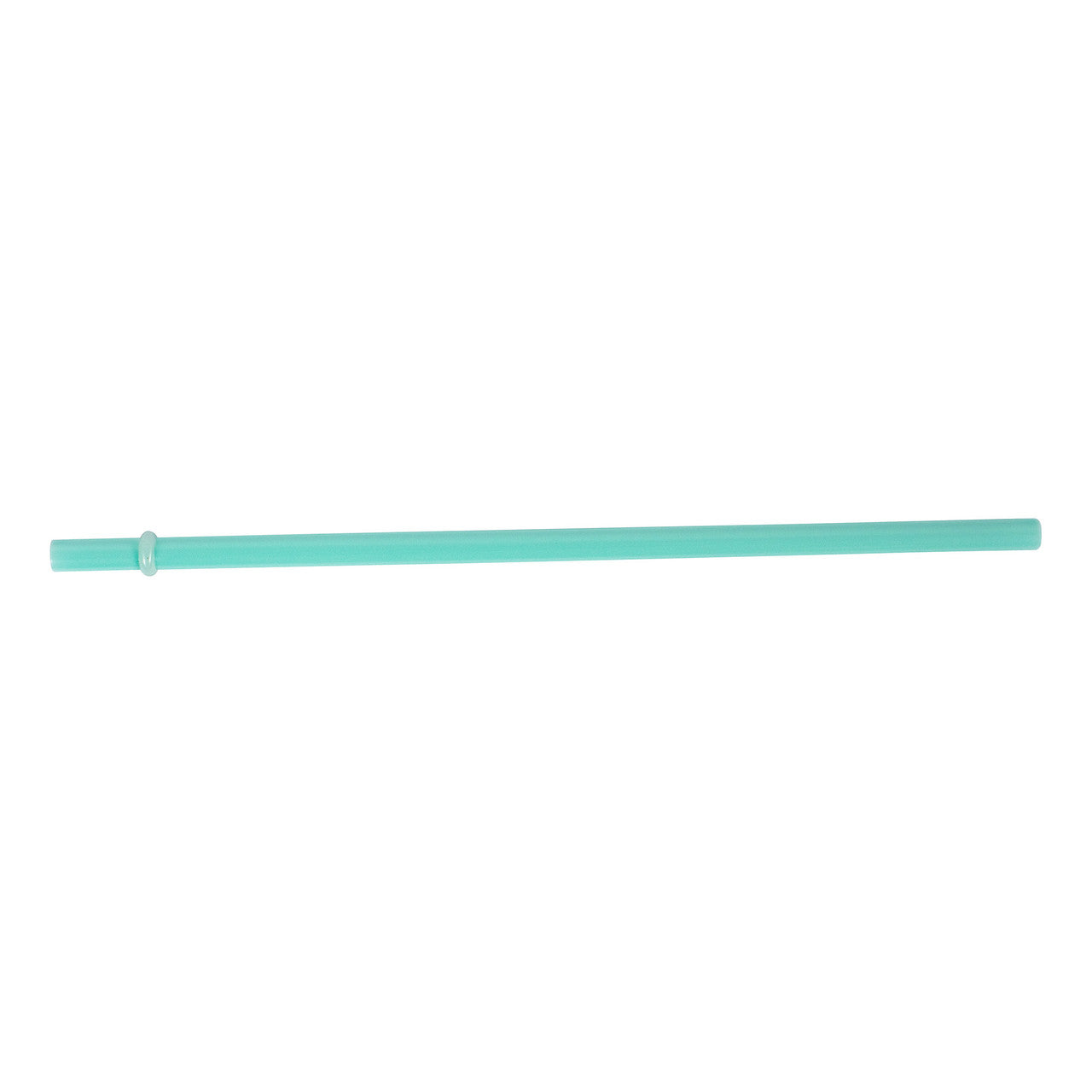 Mint straight drinking straw with connector end