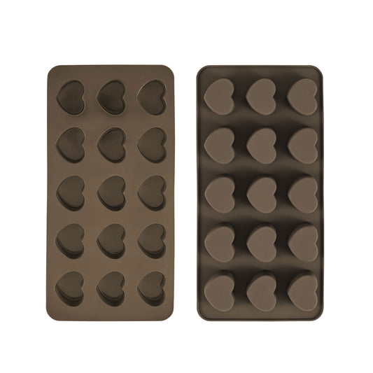 Chocolate Mould, Hearts, Set of 2