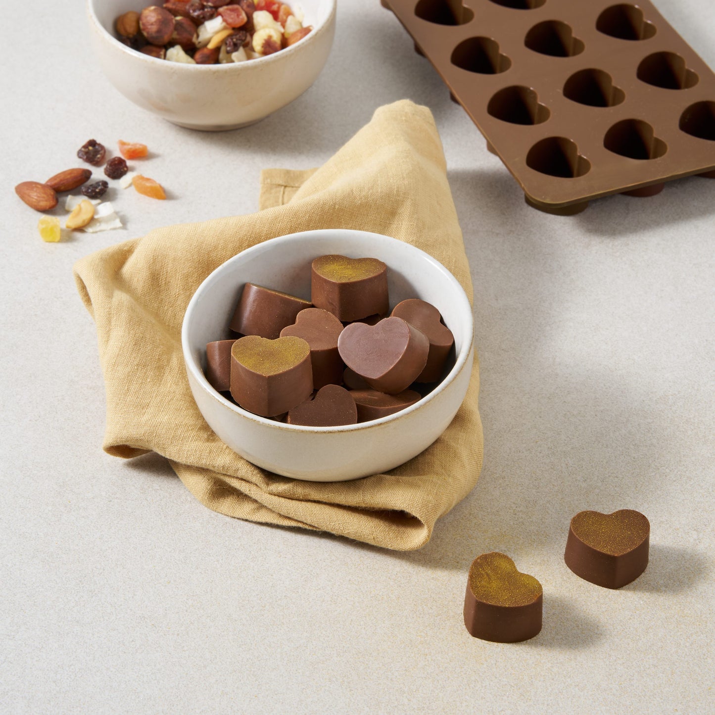 Chocolate Mould, Hearts, Set of 2
