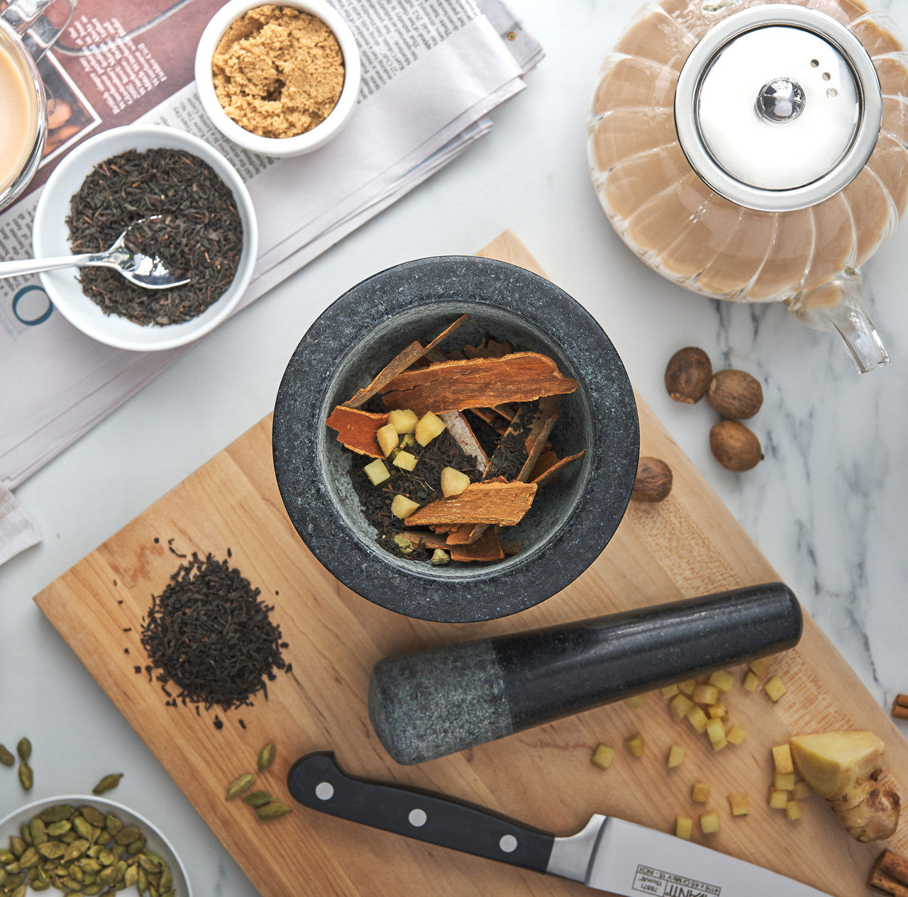 Conical Mortar And Pestle