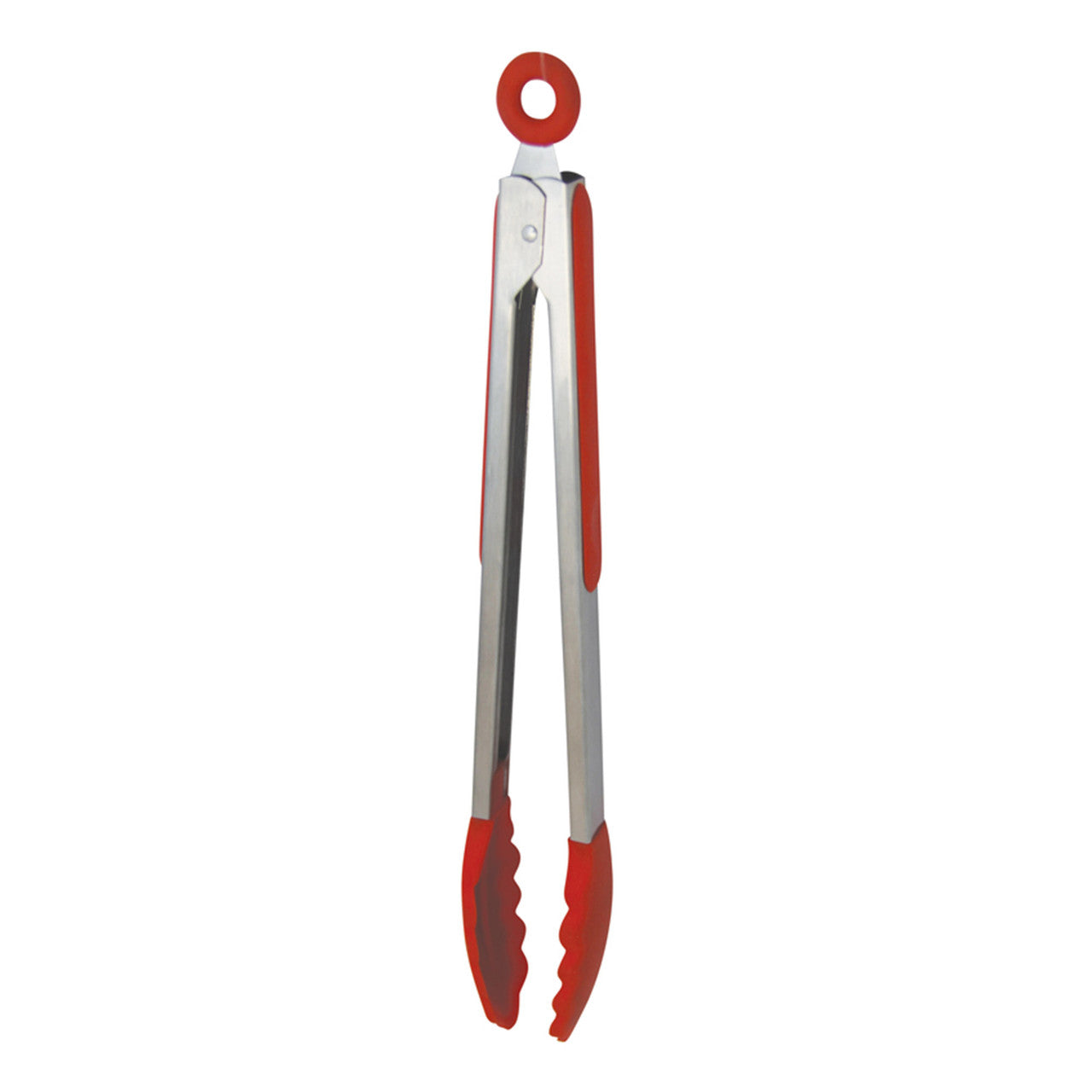 Silicone Tongs, with Stainless Steel Handle