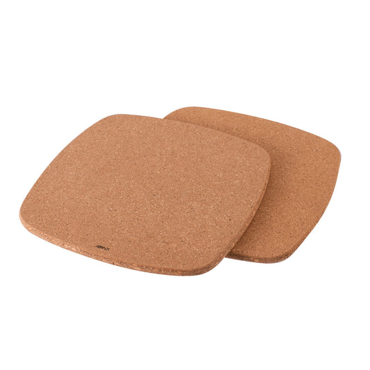 Square Cork Trivet Set, with Magnets