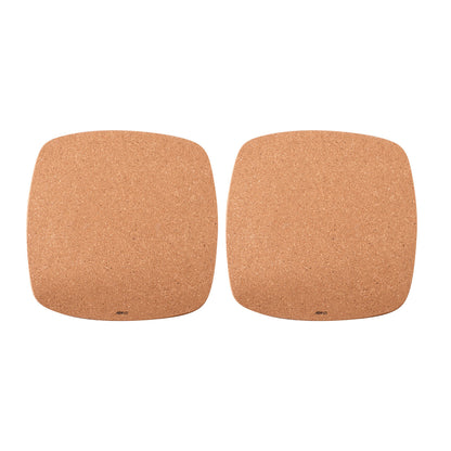 Square Cork Trivet Set, with Magnets