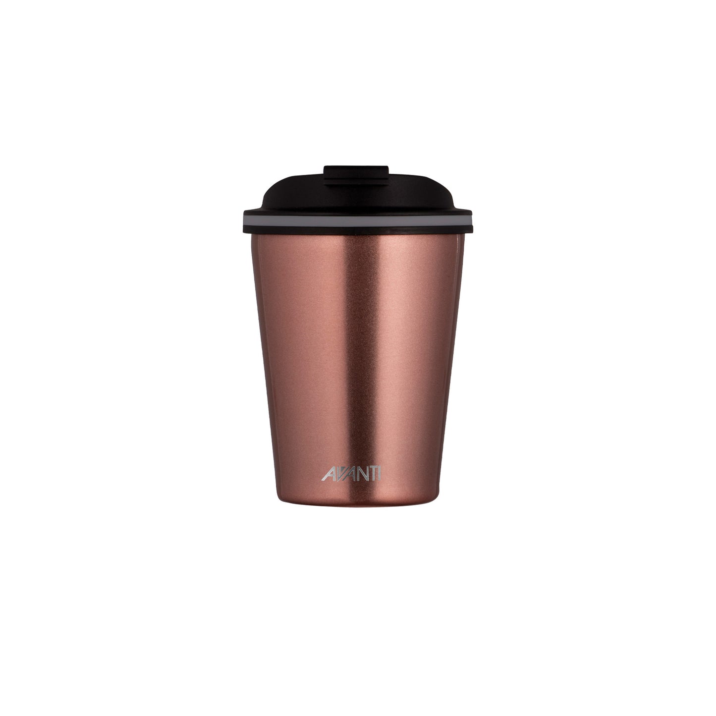 Double-wall insulated cup with lid, 236ml, rose gold finish