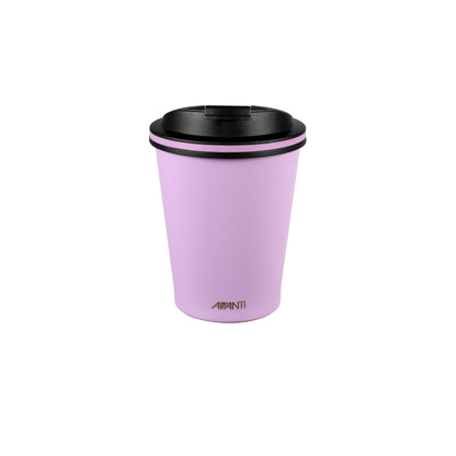 Double-wall insulated cup with lid, 236ml, lavender finish