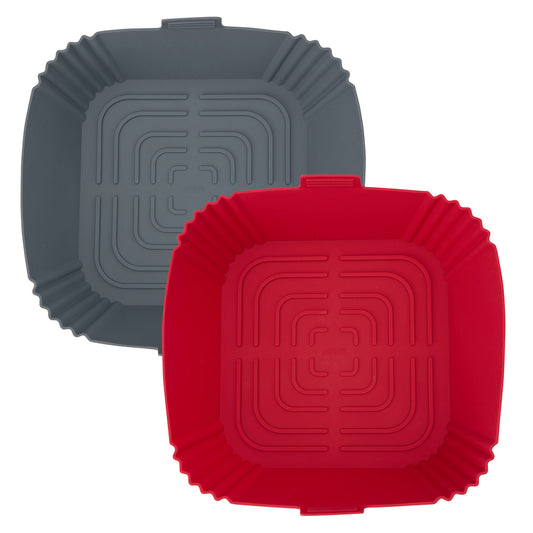 Square Air Fryer Silicone Basket Set