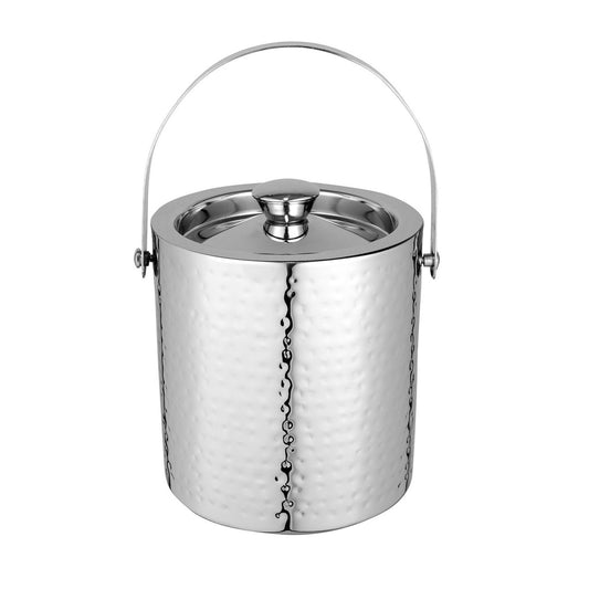 Hammered Double Wall Ice Bucket