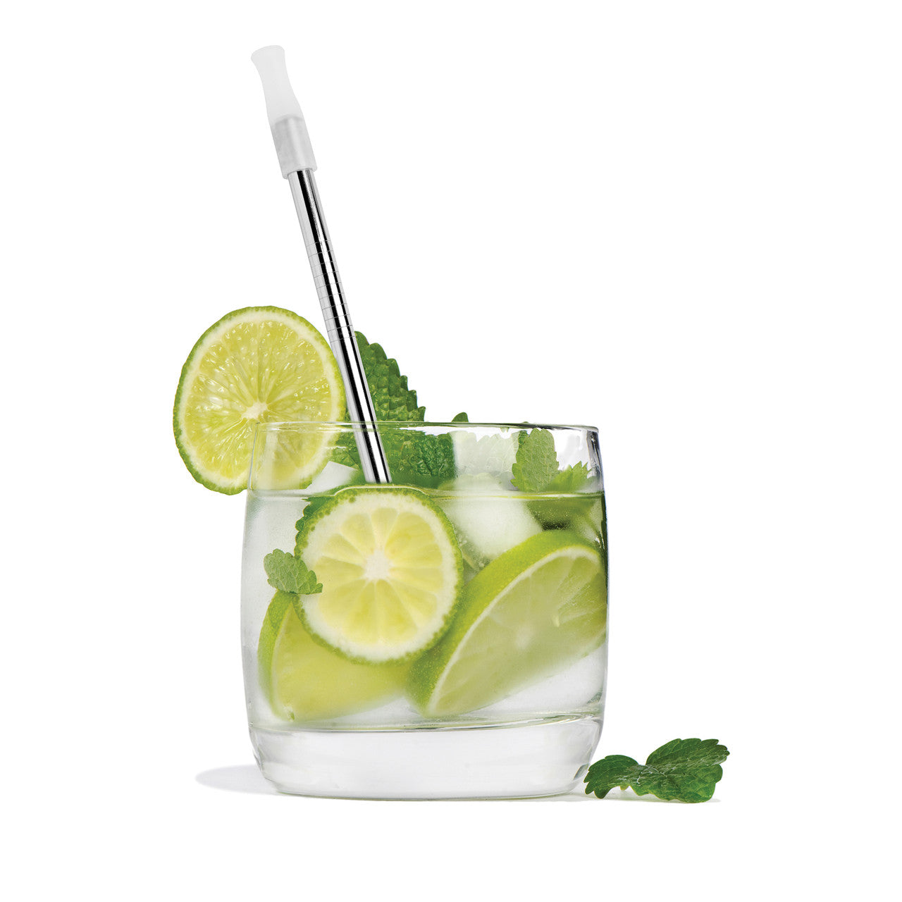 Cocktail Straws, with Cleaning Brush