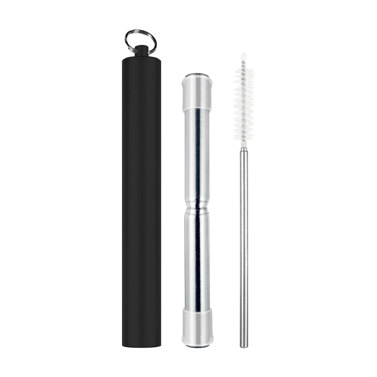Telescopic Travel Straw, with Silicone Tips
