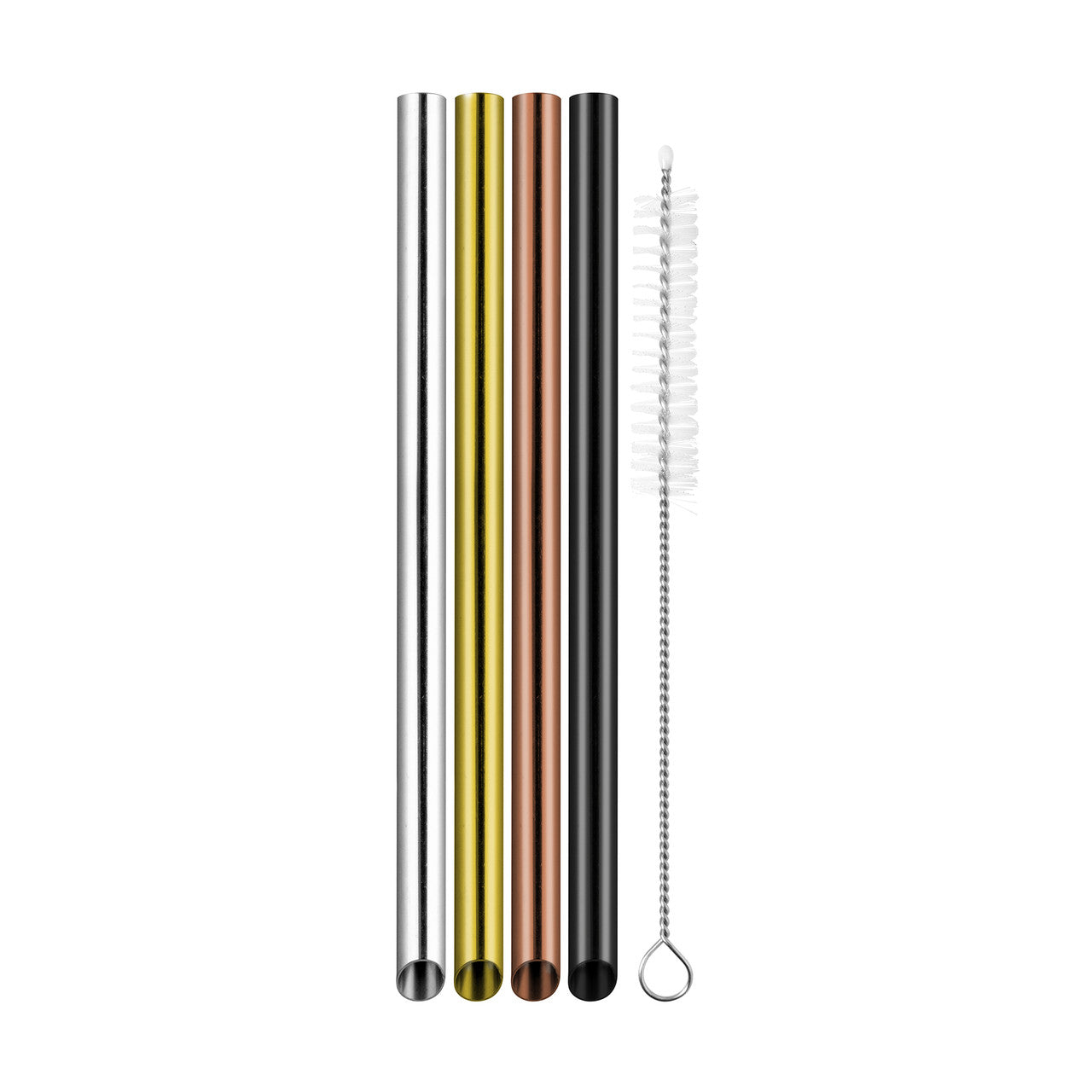 Bubble Tea Straws, with Cleaning Brush