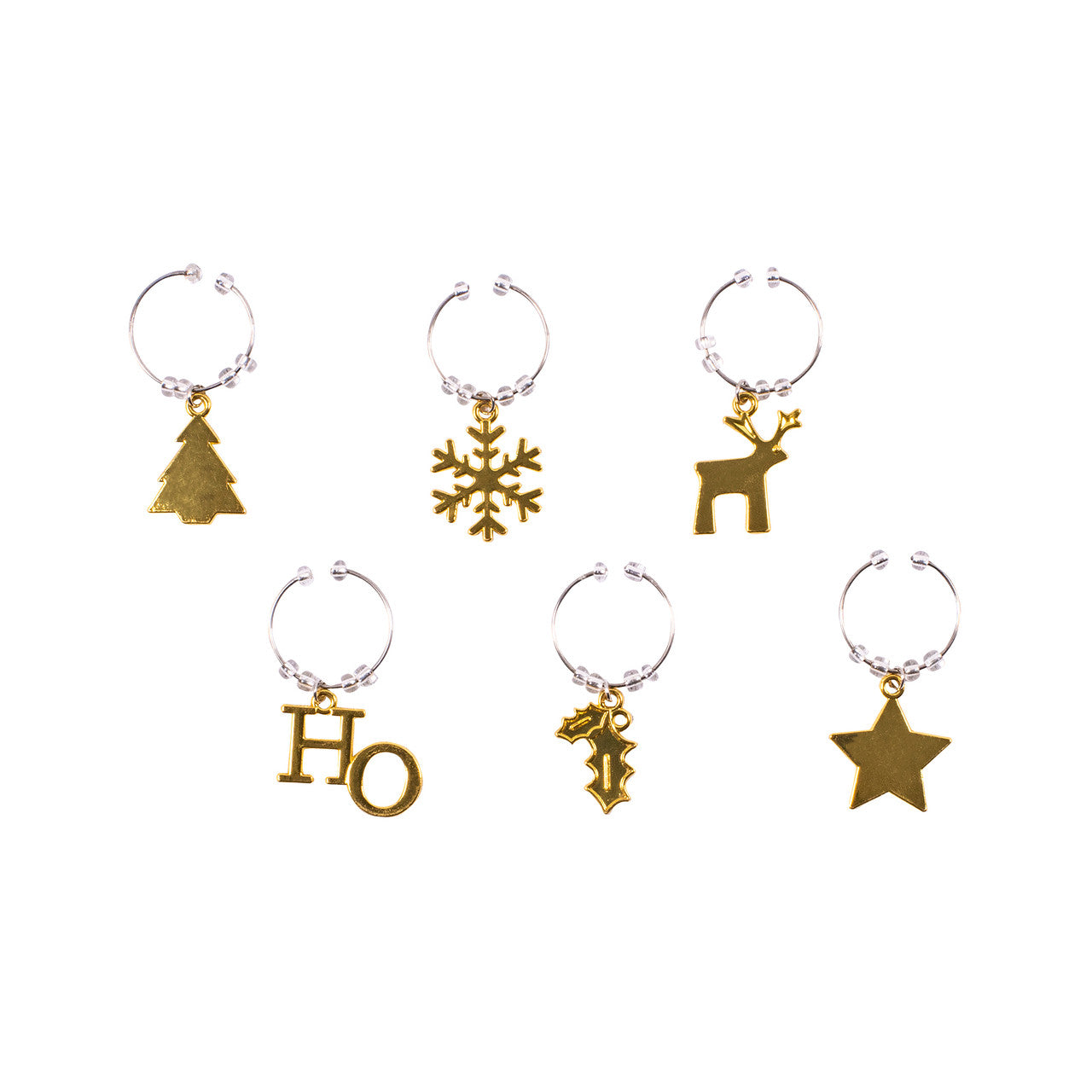 Wine Charms - Christmas