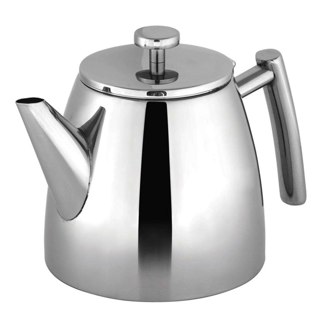 Modena Double Wall Teapot  - 600ml - Stainless Steel