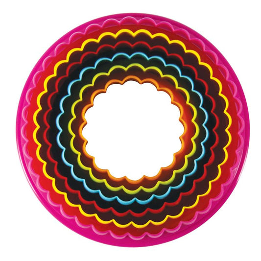 Double Sided Round Cookie Cutters Set