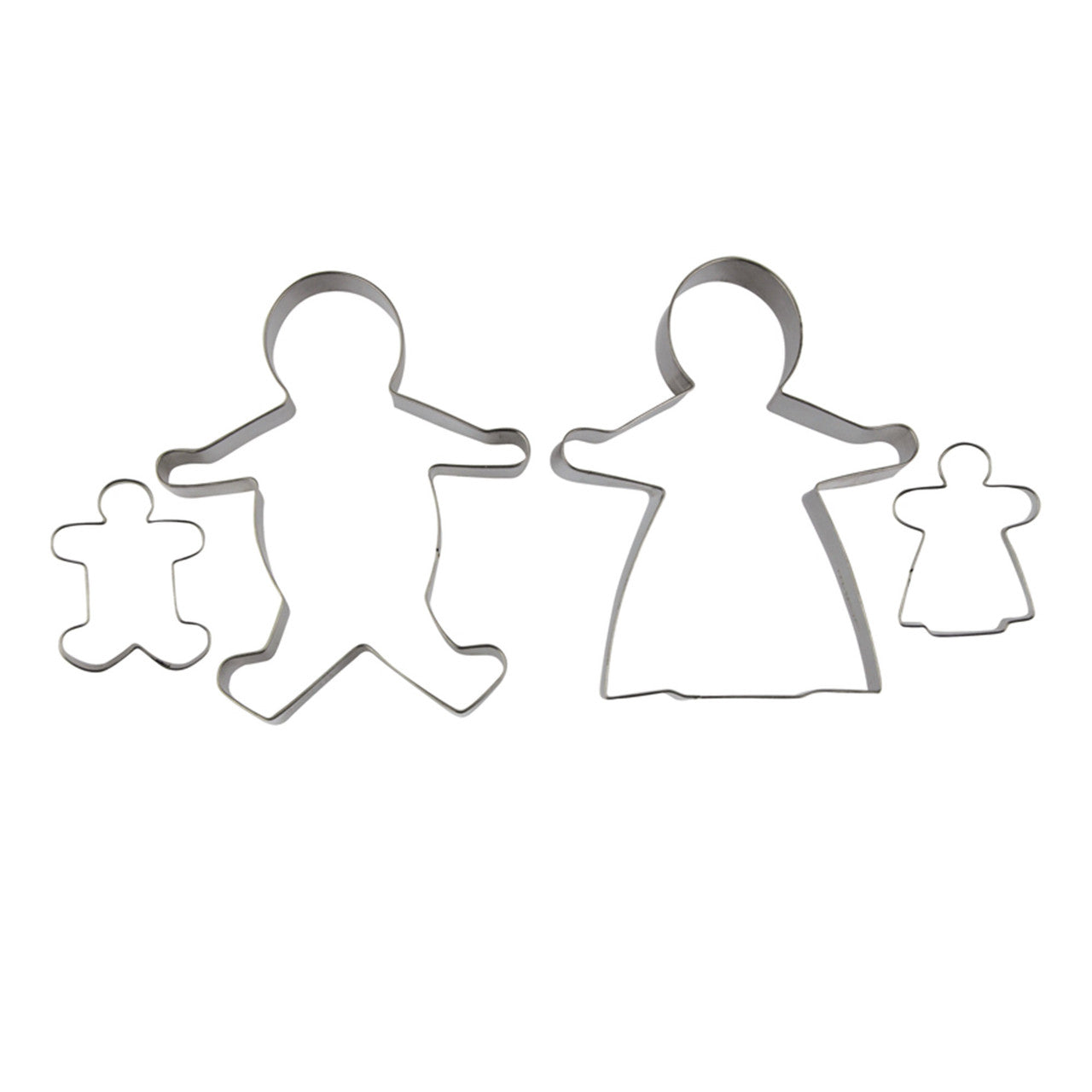 Gingerbread Family Cookie Cutters Set