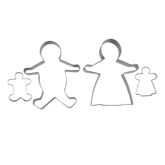 Gingerbread Family Cookie Cutters Set