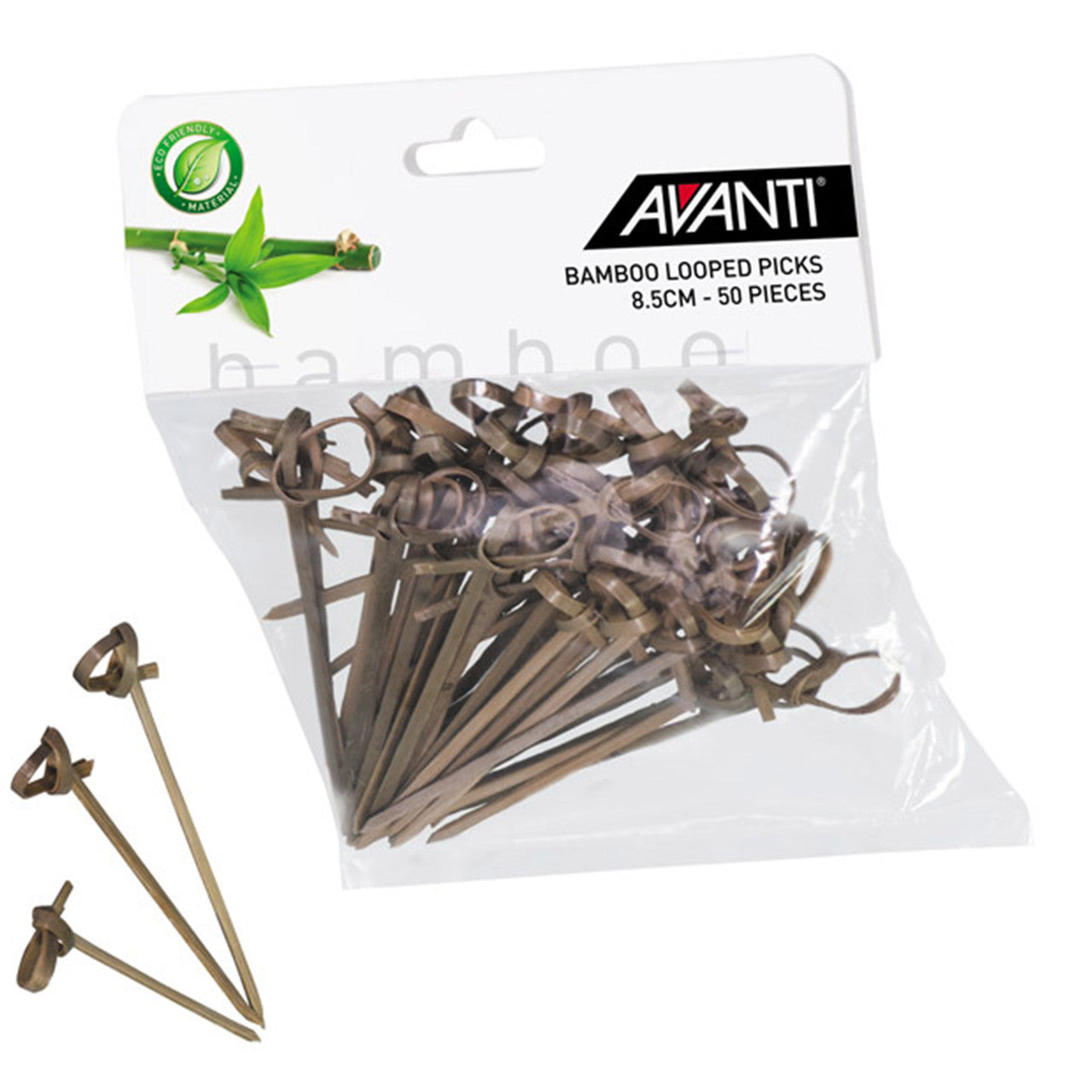 Bamboo Looped Picks