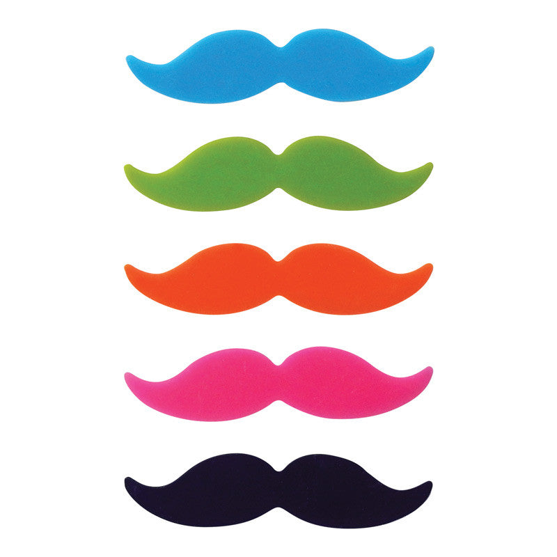 Moustache Glass Markers