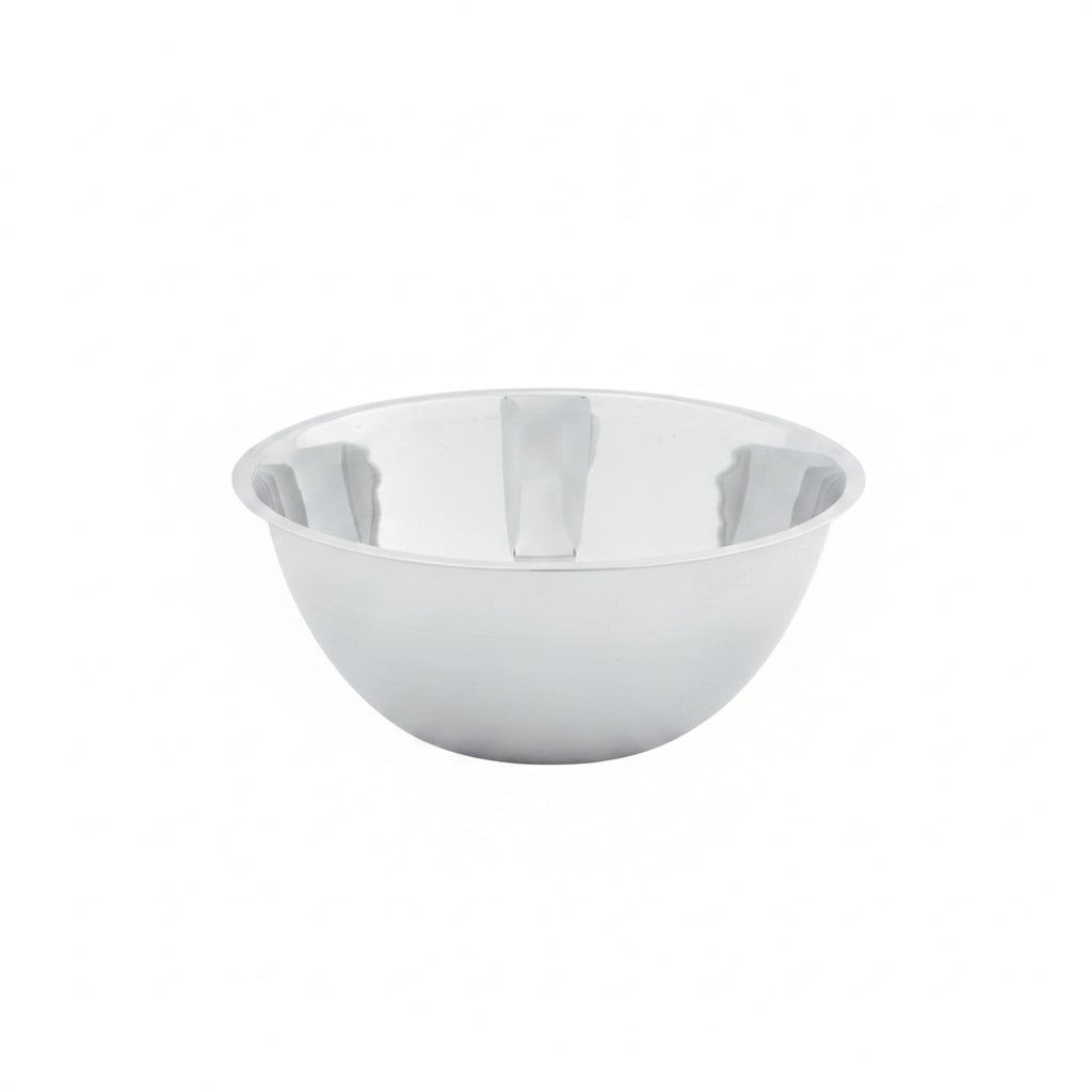 White ceramic bowl on a white background