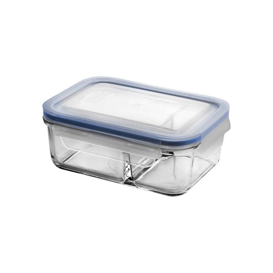 Glasslock Rectangular Duo Tempered Glass Container