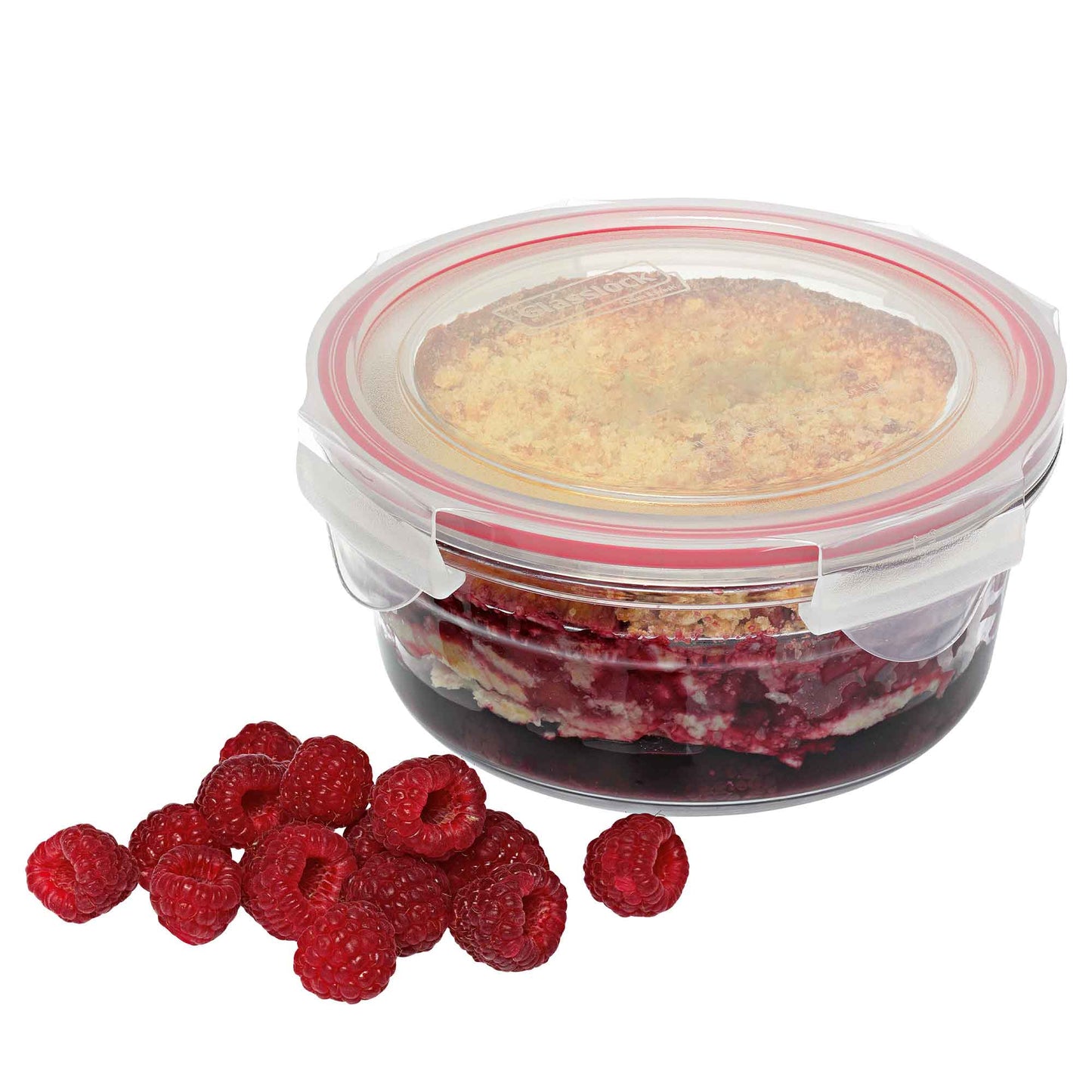 Glasslock Round Oven Safe Glass Container
