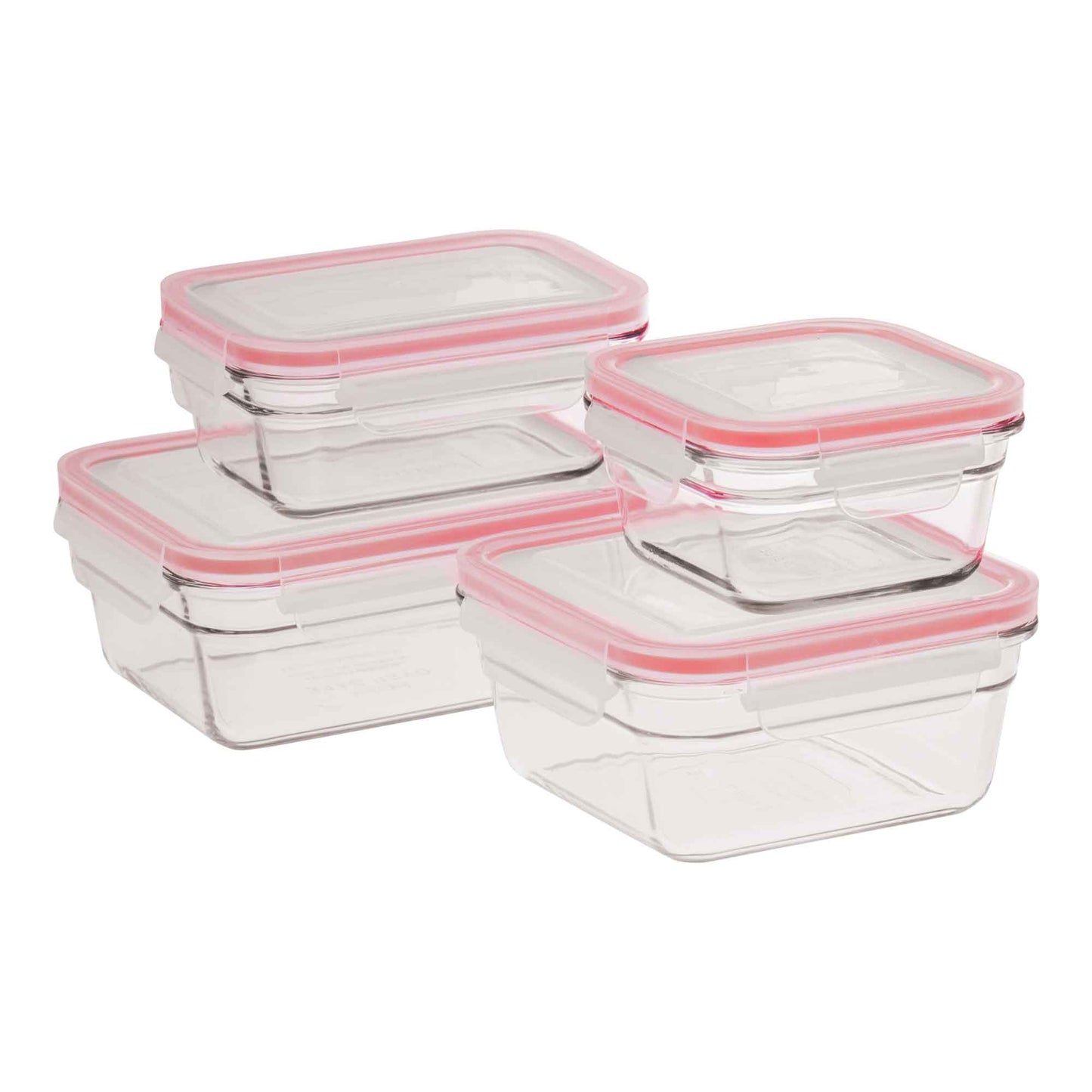 Glasslock 4 Piece Oven Safe Glass Container Set