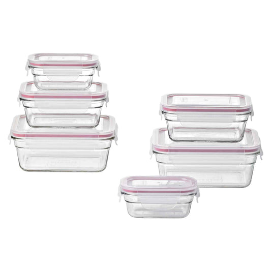 Glasslock 6 Piece Set Oven Safe Container Set