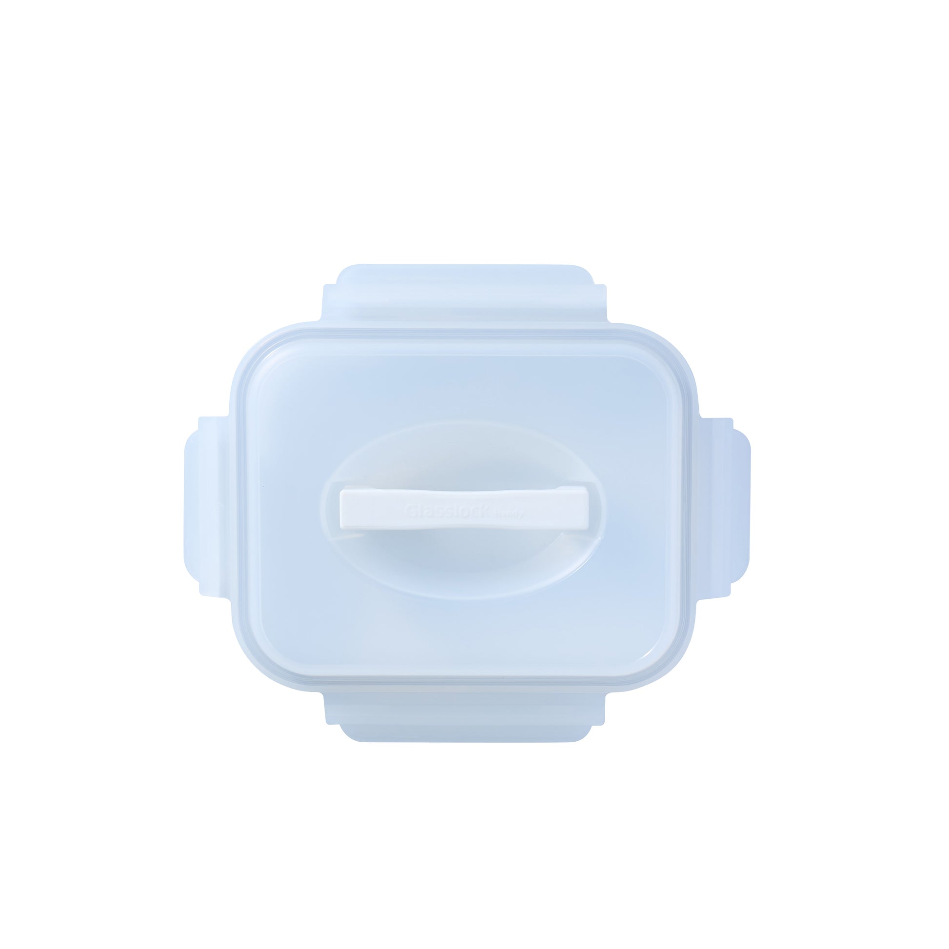 Glasslock rectangular replacement food lid with white latch