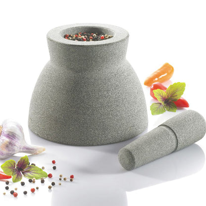 CRUNCHY Double Sided Granite Mortar