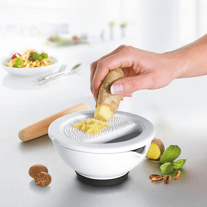 SURI Porcelain Mortar With Grater