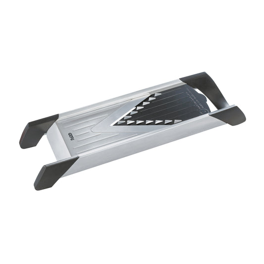 VIOLINO gourmet cutter with grey blade and black non-slip handles