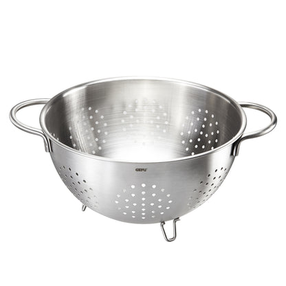 COLINO Stainer stainless-steel perforated colander with two side handles