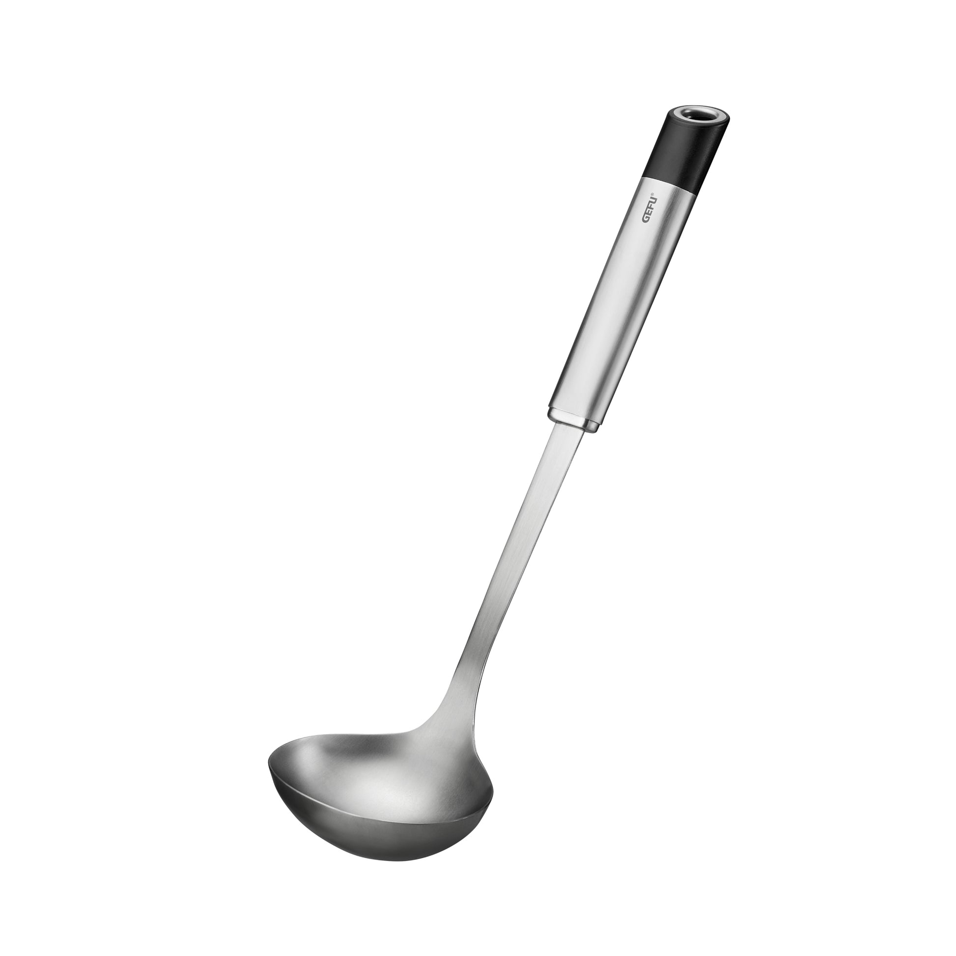 PRIMELINE ladle with stainless steel bowl and black handle