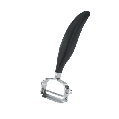 UNIVERSALE universal peeler with black handle and stainless steel blade