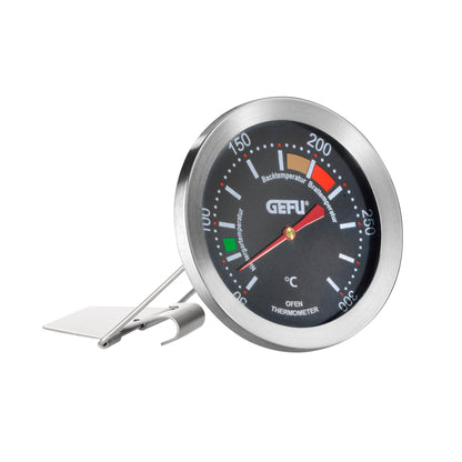 MESSIMO oven thermometer with stainless steel dial and metal probe