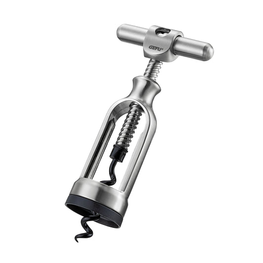 DEGUSTO bell corkscrew with stainless steel lever and spiral worm