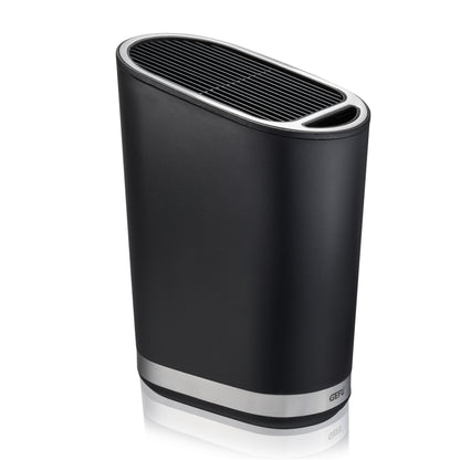 SMARTLINE knife block with black outer shell and slotted top for knives