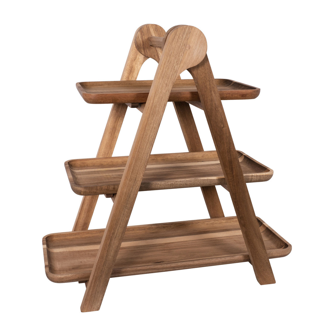 Acacia Three Tiered Serving Platform