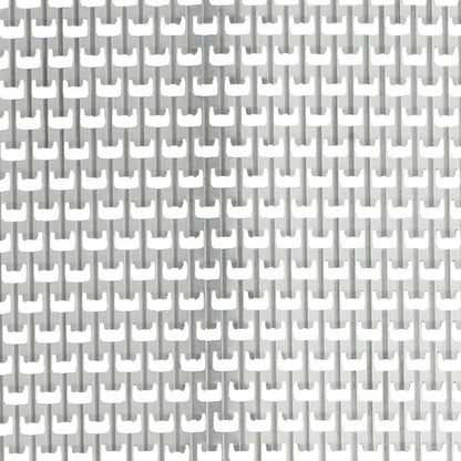 Stainless grating plate with repeated tooth pattern