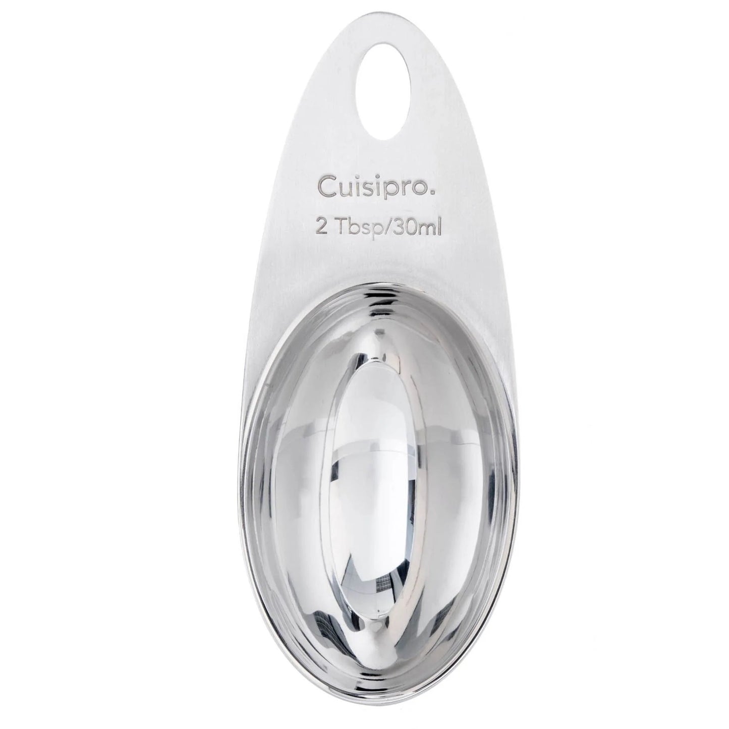 Cuisipro coffee scoop, 2 Tbsp / 30 ml, stainless-steel bowl with hanging loop
