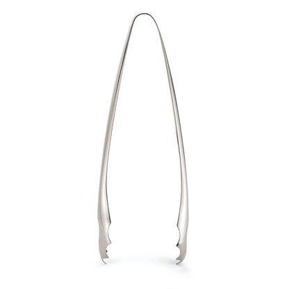 Stainless steel ice tongs with slim arms and pointed ends